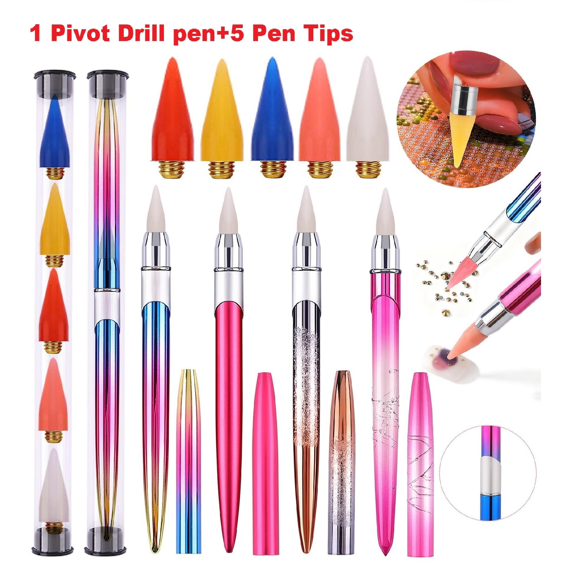 Nail Art Dotting Tool - Самоклеящиеся ручки для алмазной вышивки без