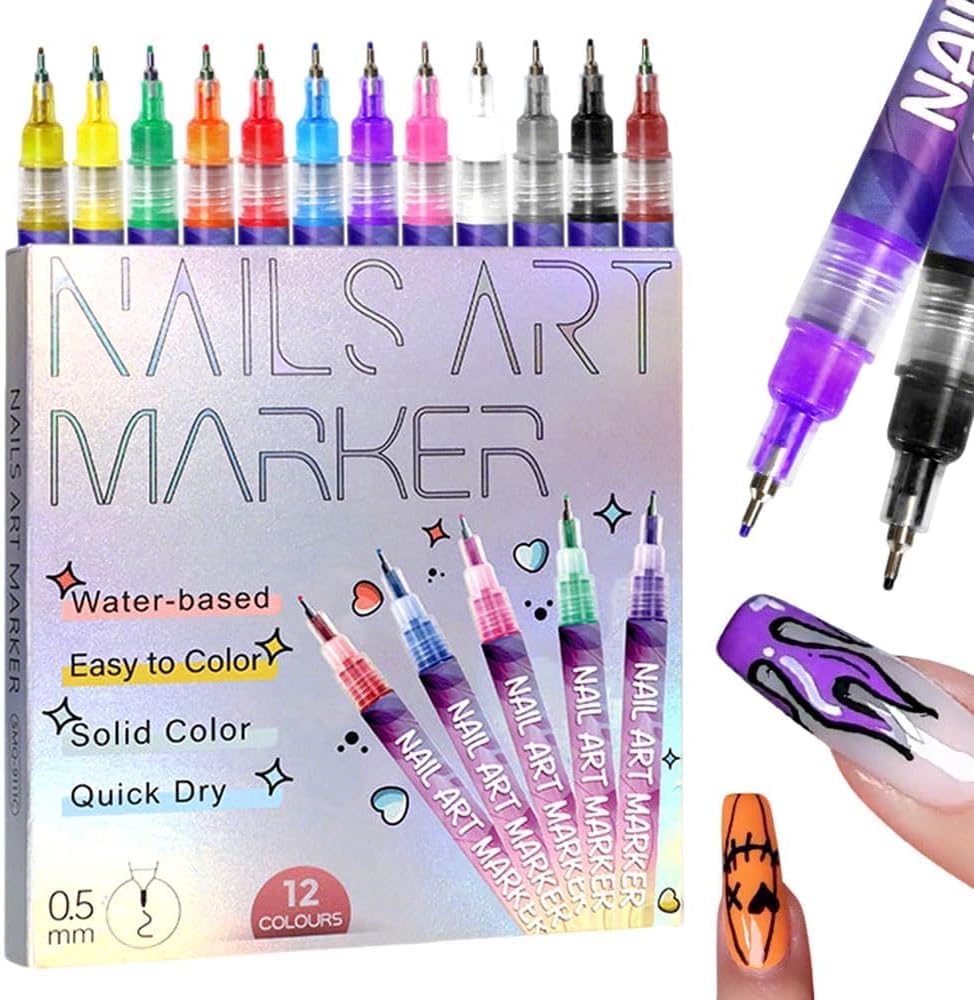 Nail Art Brush Set - Набор ручек для дизайна ногтей из