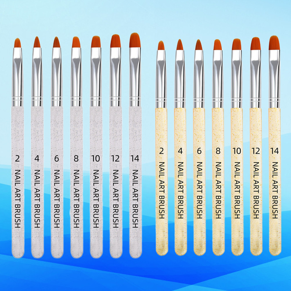 Nail Art Dotting Tool - Набор из 14 кистей для нейл-арта: