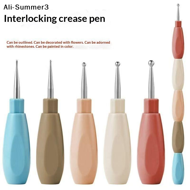 Nail Art Dotting Tool - 【A3s】Набор из 5 штук: ручки-доттеры для