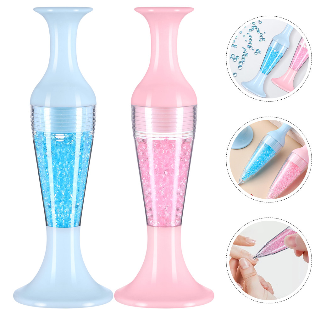 Nail Art Dotting Tool - 2 шт. алмазных ручек для алмазной