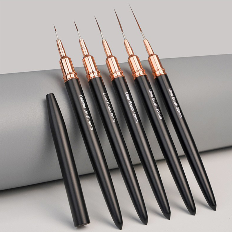 Nail Art Brush Set - # Набор из 5 профессиональных кистей