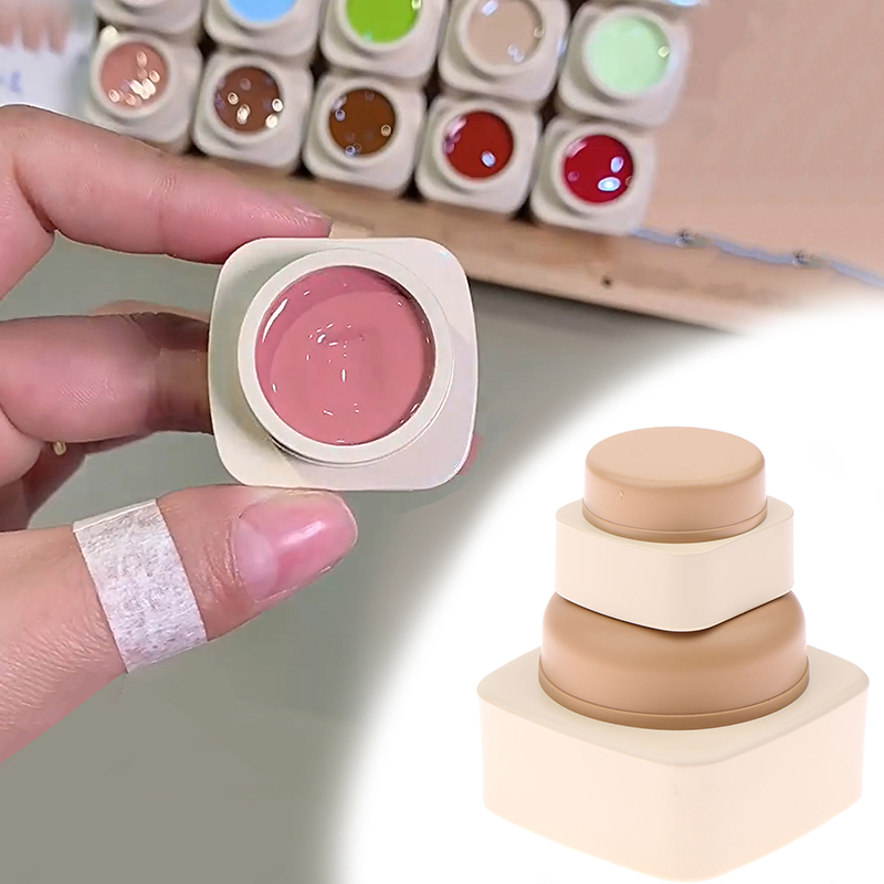Nail Art Halal - Пустые пластиковые квадратные контейнеры для косметики