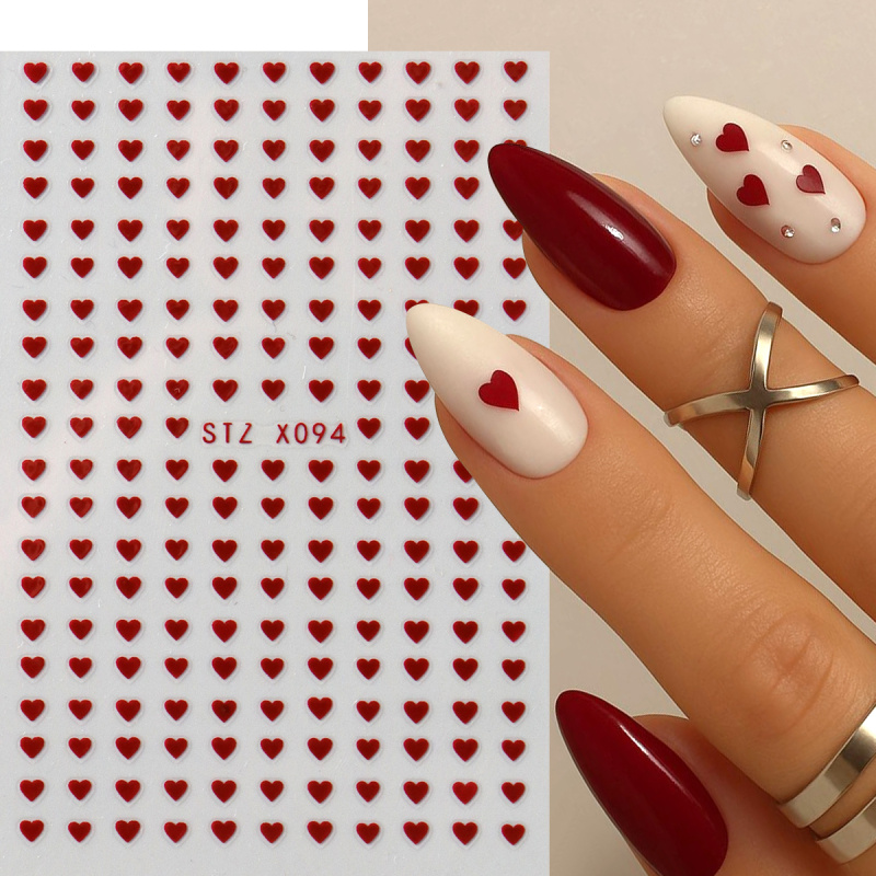 2 шт., мини-наклейки для дизай – обзор и цена Nail Art Valentine