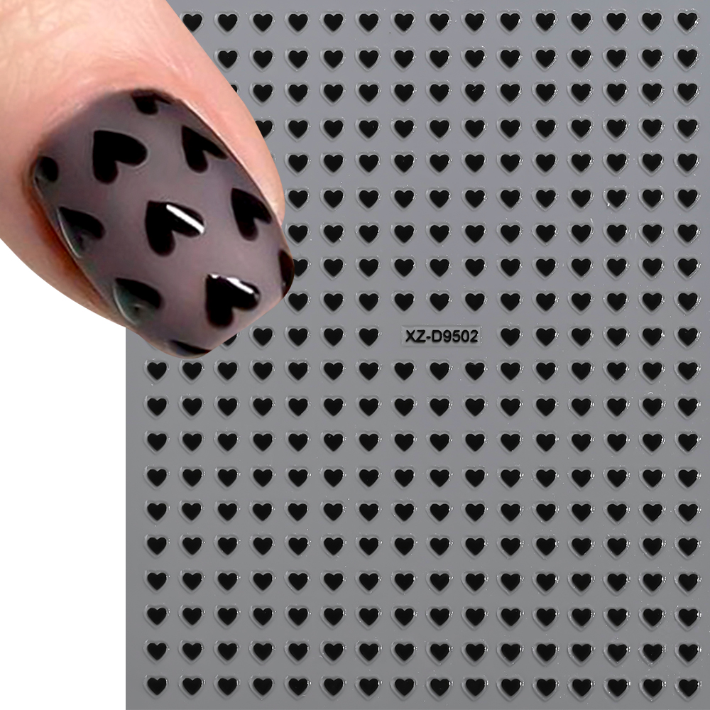 8 шт. 3D 2 мм наклейки для ног – обзор и цена Nail Art Valentine