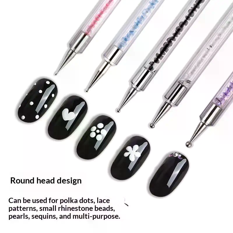 Набор из 5 кистей для дизайна  – обзор и цена Nail Art Dotting Tool
