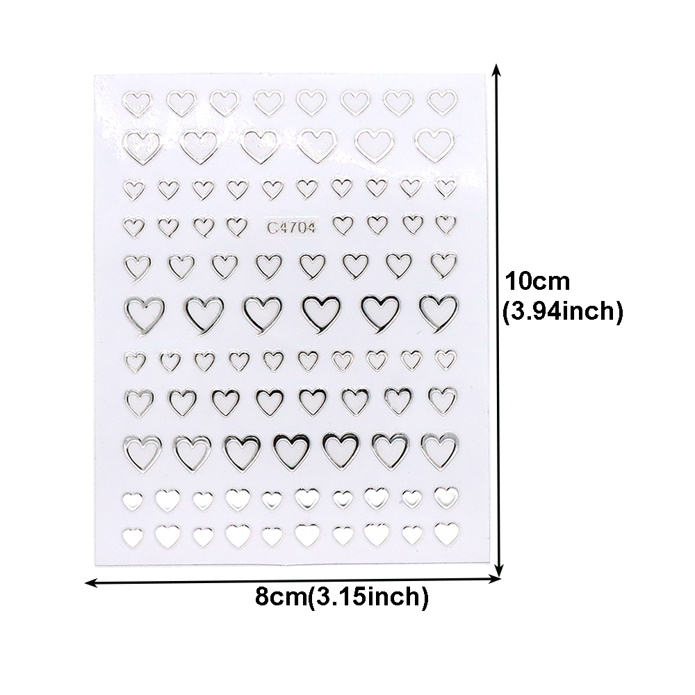 12 листов наклеек для ногтей в – обзор и цена Nail Art Valentine