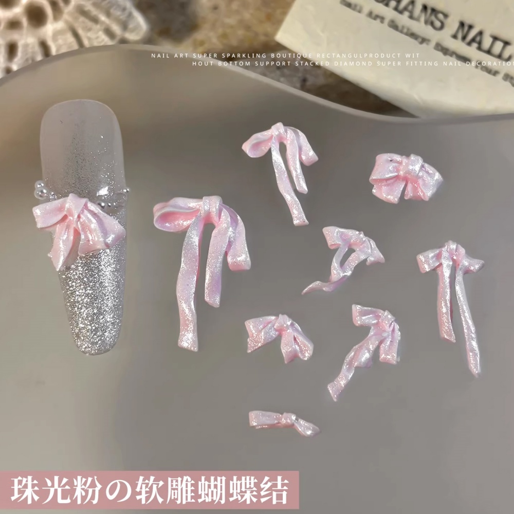 50 шт. розовых 3D-украшений дл – обзор и цена Nail Art Pink Soft