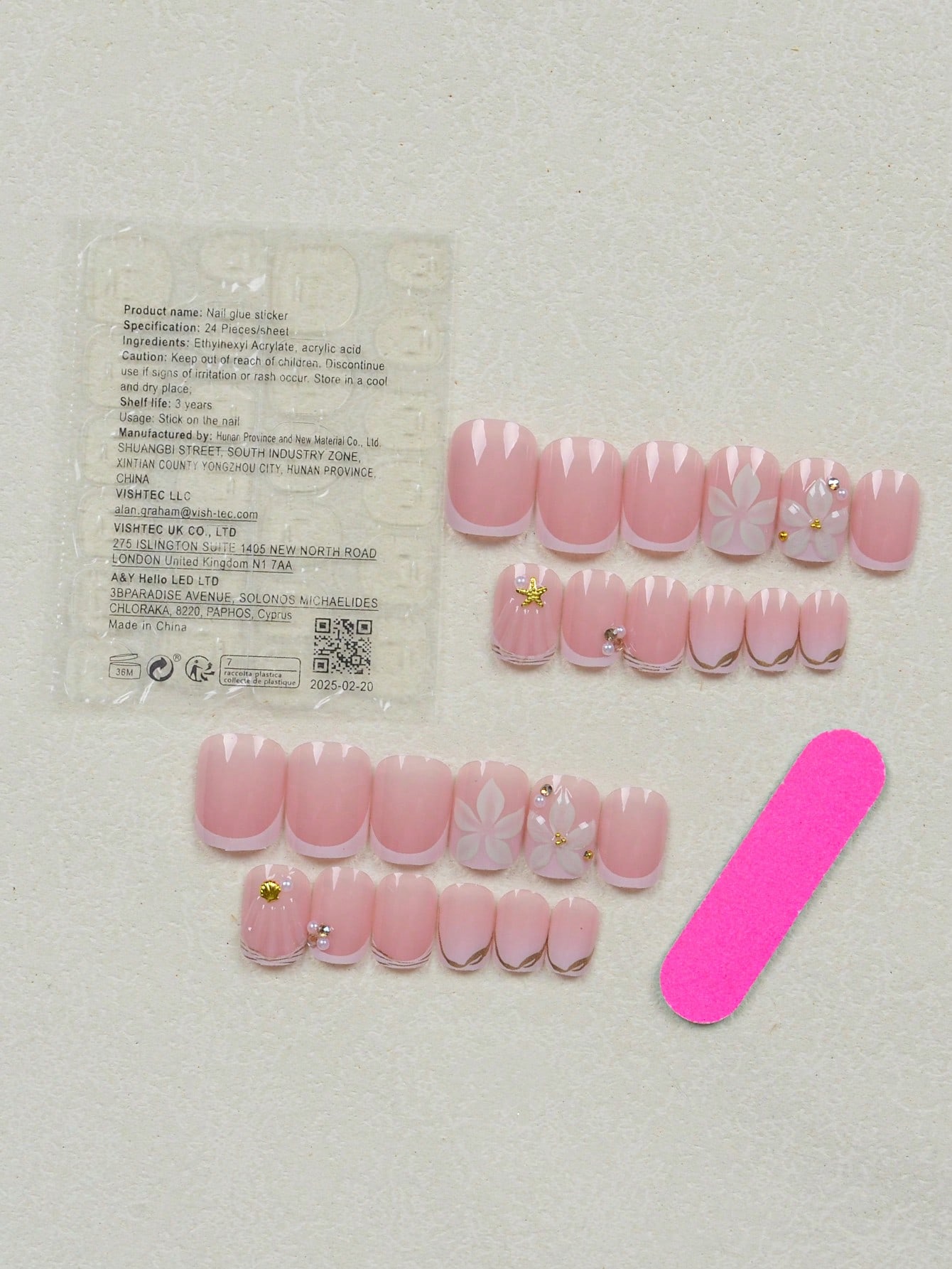 24 шт. коротких квадратных бел – обзор и цена Nail Art Halal