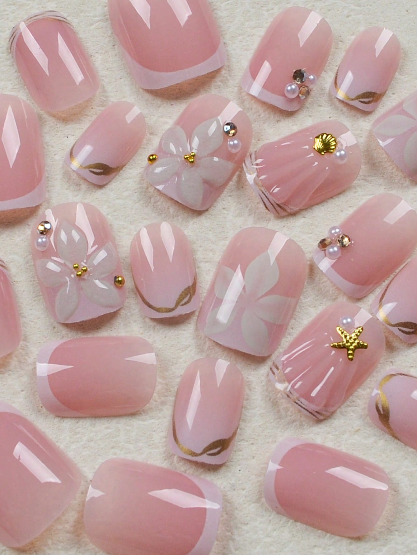 24 шт. коротких квадратных бел – обзор и цена Nail Art Halal