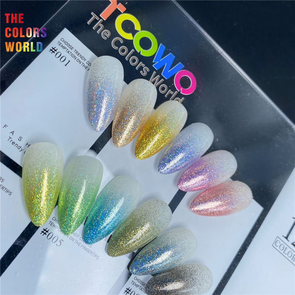 TCT-913 глянцевый голографичес – обзор и цена Nail Art Ombre Glitter