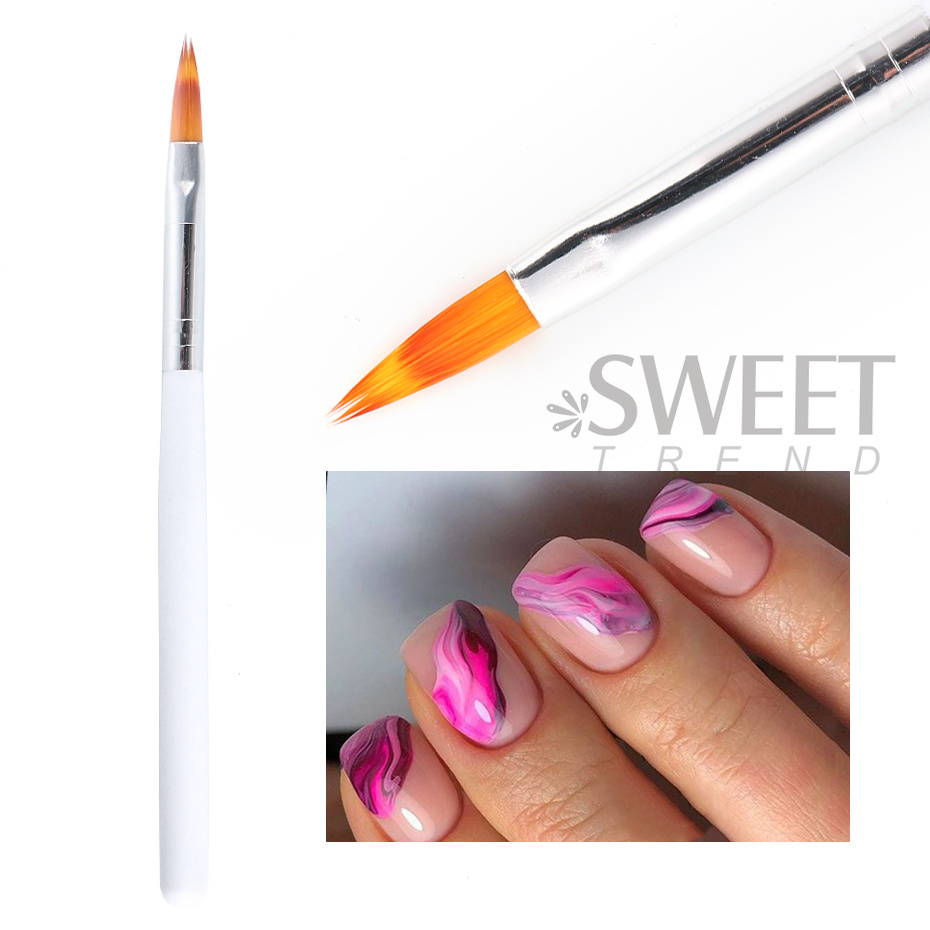 Набор кистей для нейл-арта (1  – обзор и цена Nail Art Ombre Glitter