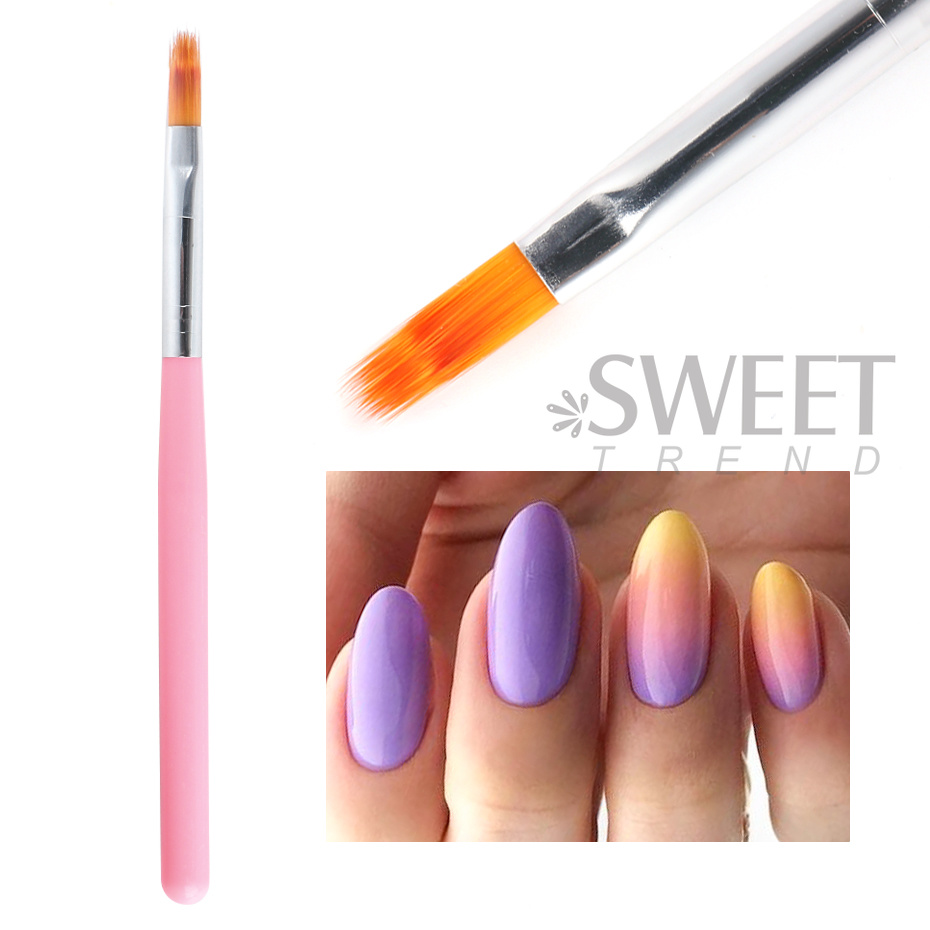 Набор кистей для нейл-арта (1  – обзор и цена Nail Art Ombre Glitter