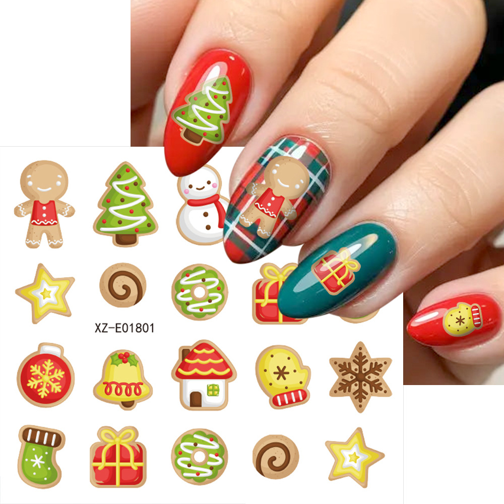 30 шт./набор рождественских на – обзор и цена Nail Art Xmas Design