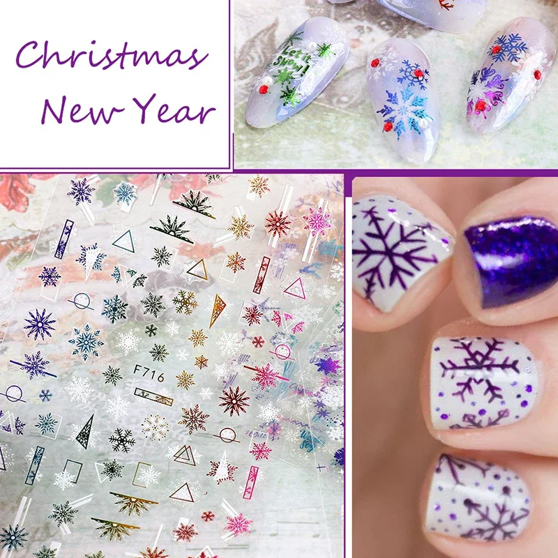 Рождественские наклейки для но – обзор и цена Nail Art Xmas Design
