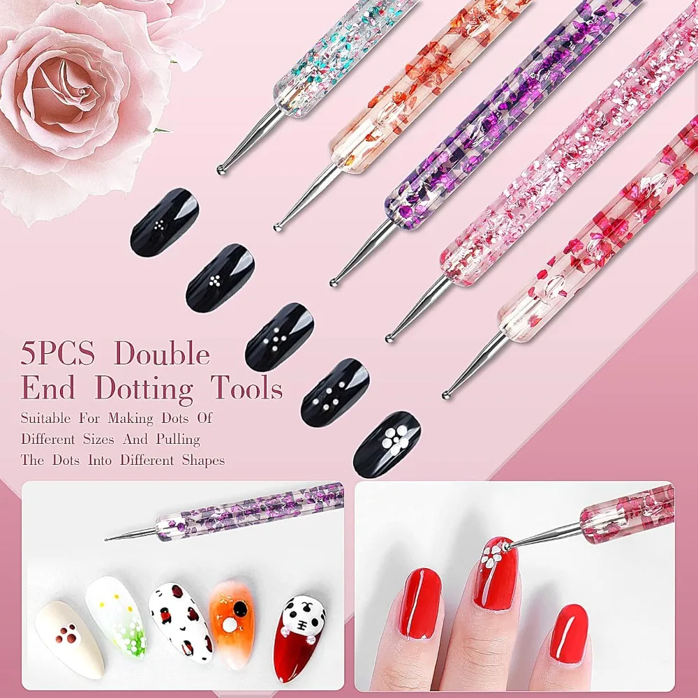Набор из 32 кистей для нейл-ар – обзор и цена Nail Art Dotting Tool