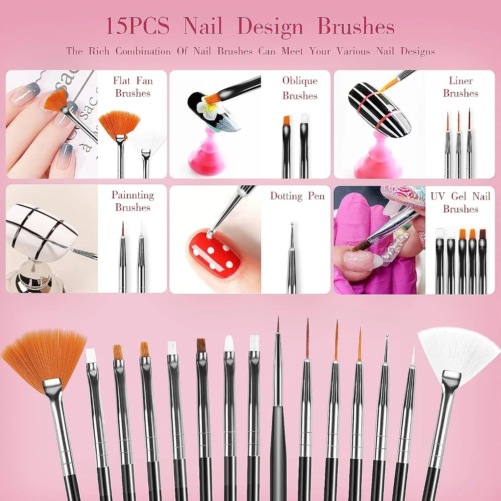 Набор из 32 кистей для нейл-ар – обзор и цена Nail Art Dotting Tool