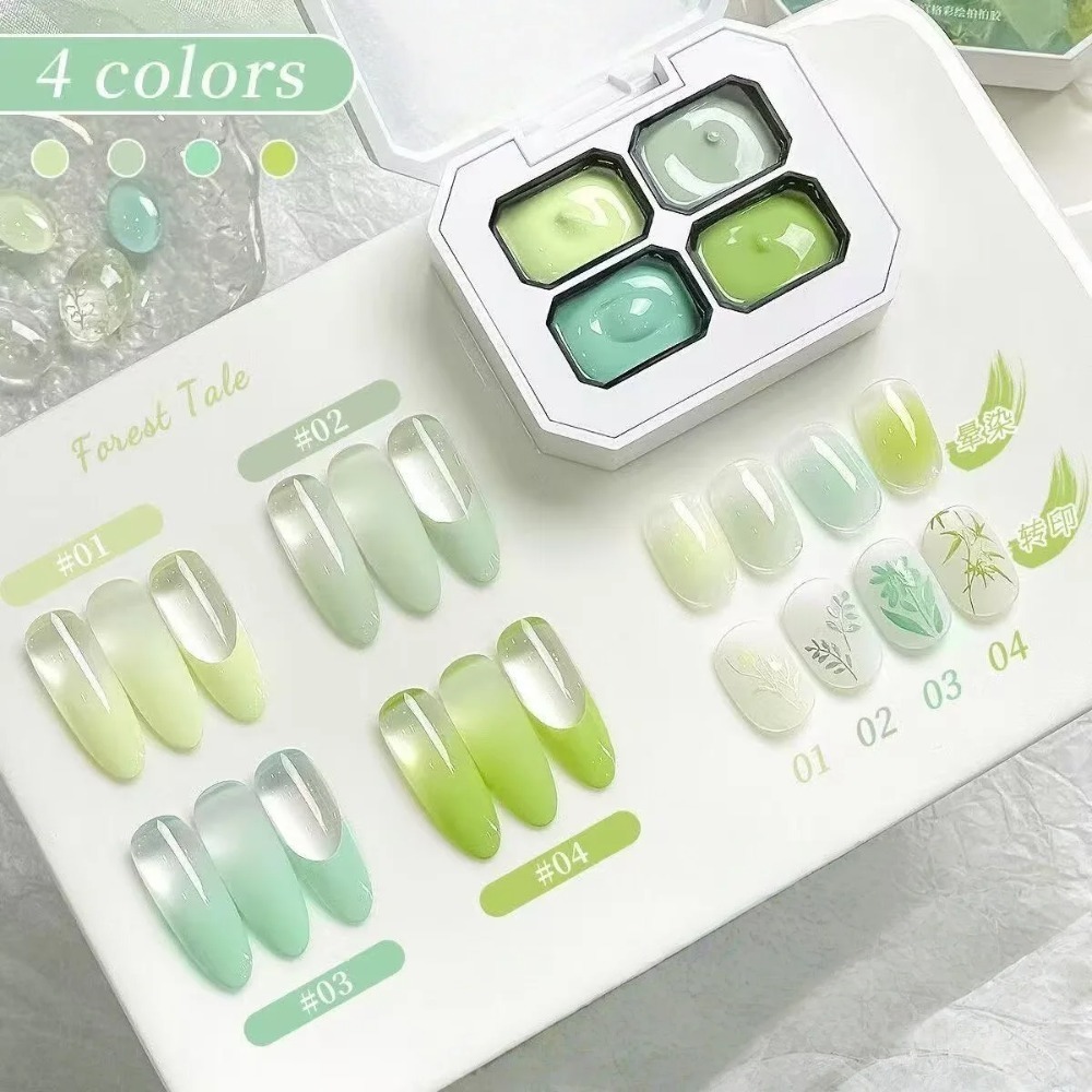 Весенне-летний четырехцветный  – обзор и цена Nail Art Painting