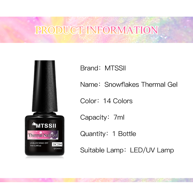 7 мл термогель-лак для ногтей  – обзор и цена Nail Art Ombre Glitter
