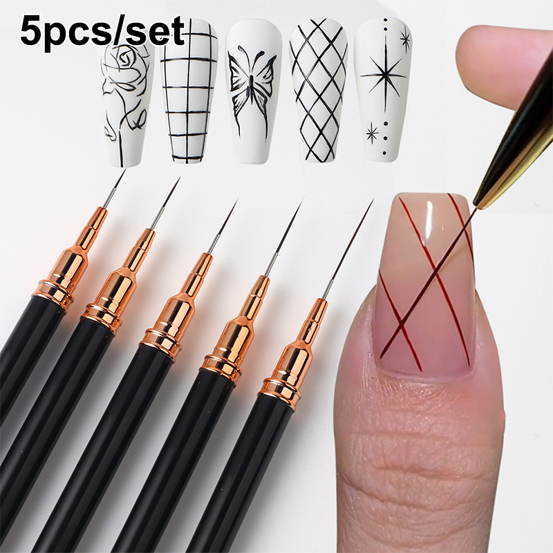 З. Набор из 5 профессиональных – обзор и цена Nail Art Brush Set