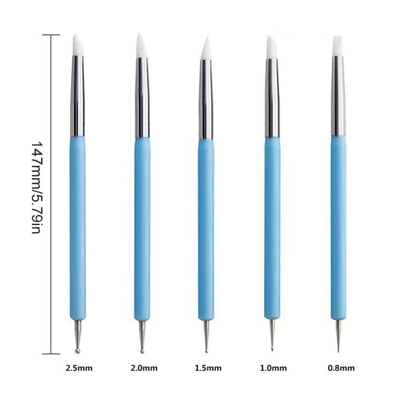 Набор из 1/10/15 силиконовых р – обзор и цена Nail Art Dotting Tool