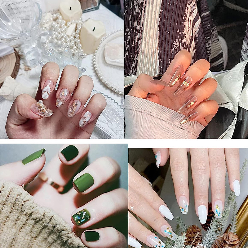 200 шт. золотых фольгированных – обзор и цена Nail Art Painting