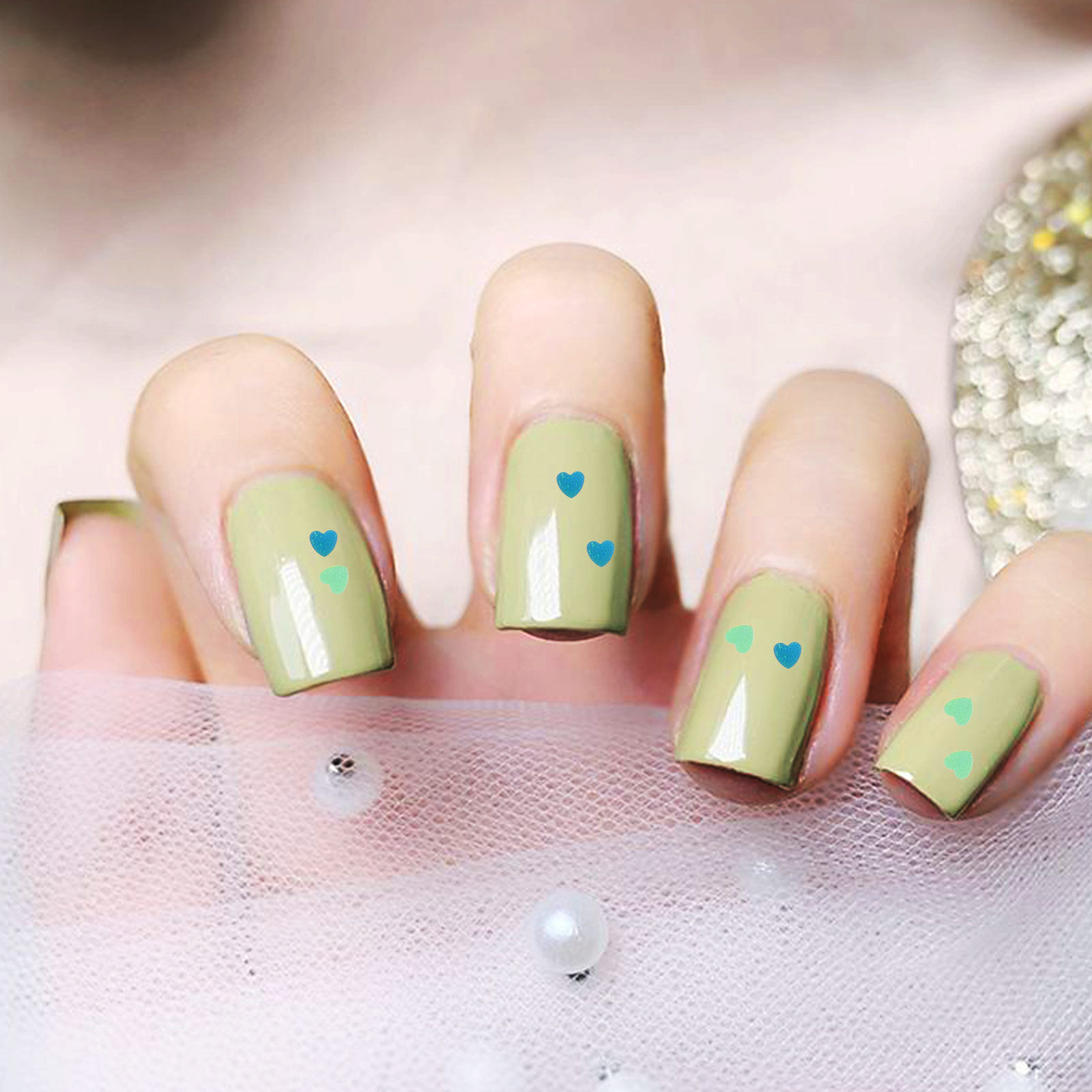 Набор блестящих пайеток для но – обзор и цена Nail Art Valentine