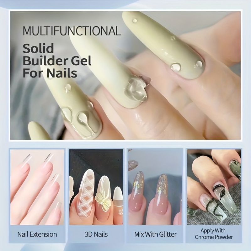 100 г прозрачного нелипкого ге – обзор и цена Nail Art Halal