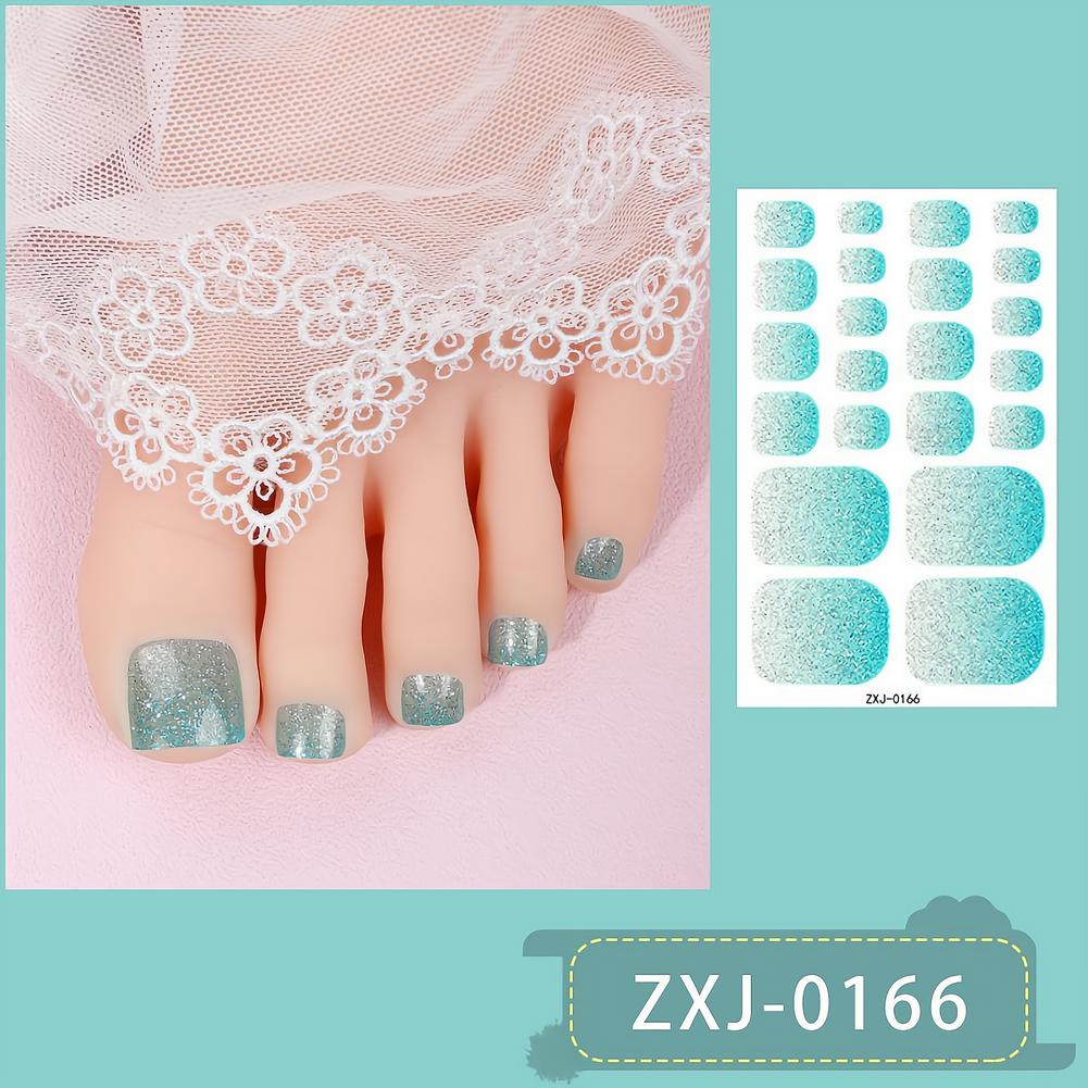 22 наклейки для ногтей на нога – обзор и цена Nail Art Ombre Glitter