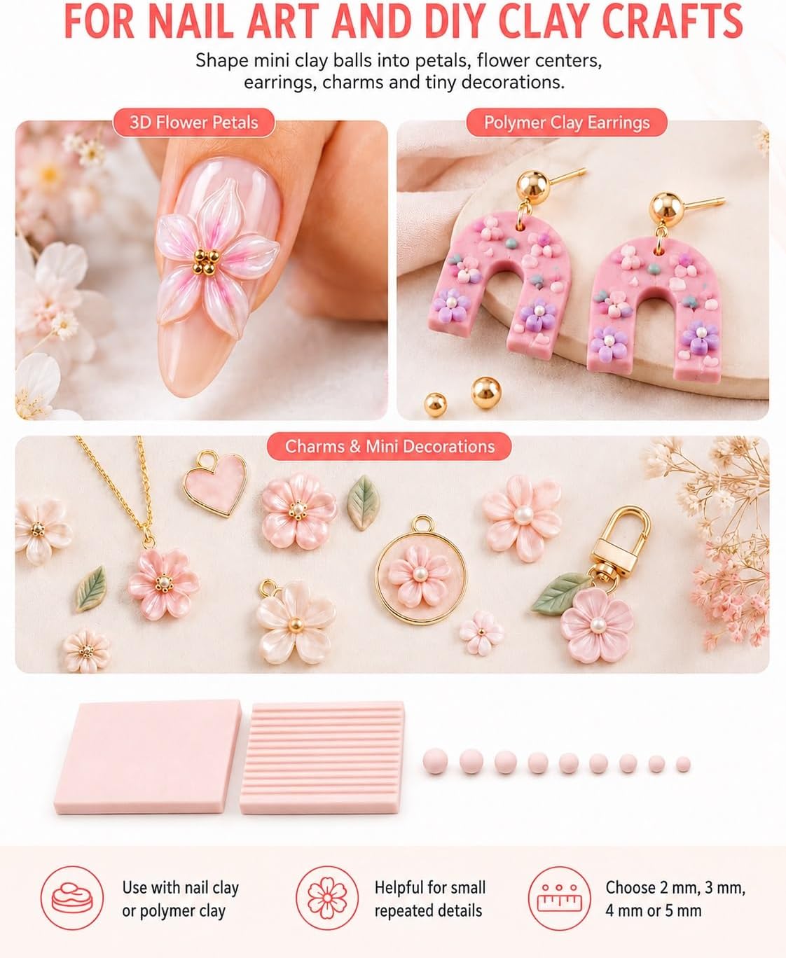 4 шт. инструмента для создания – обзор и цена Nail Art Halal