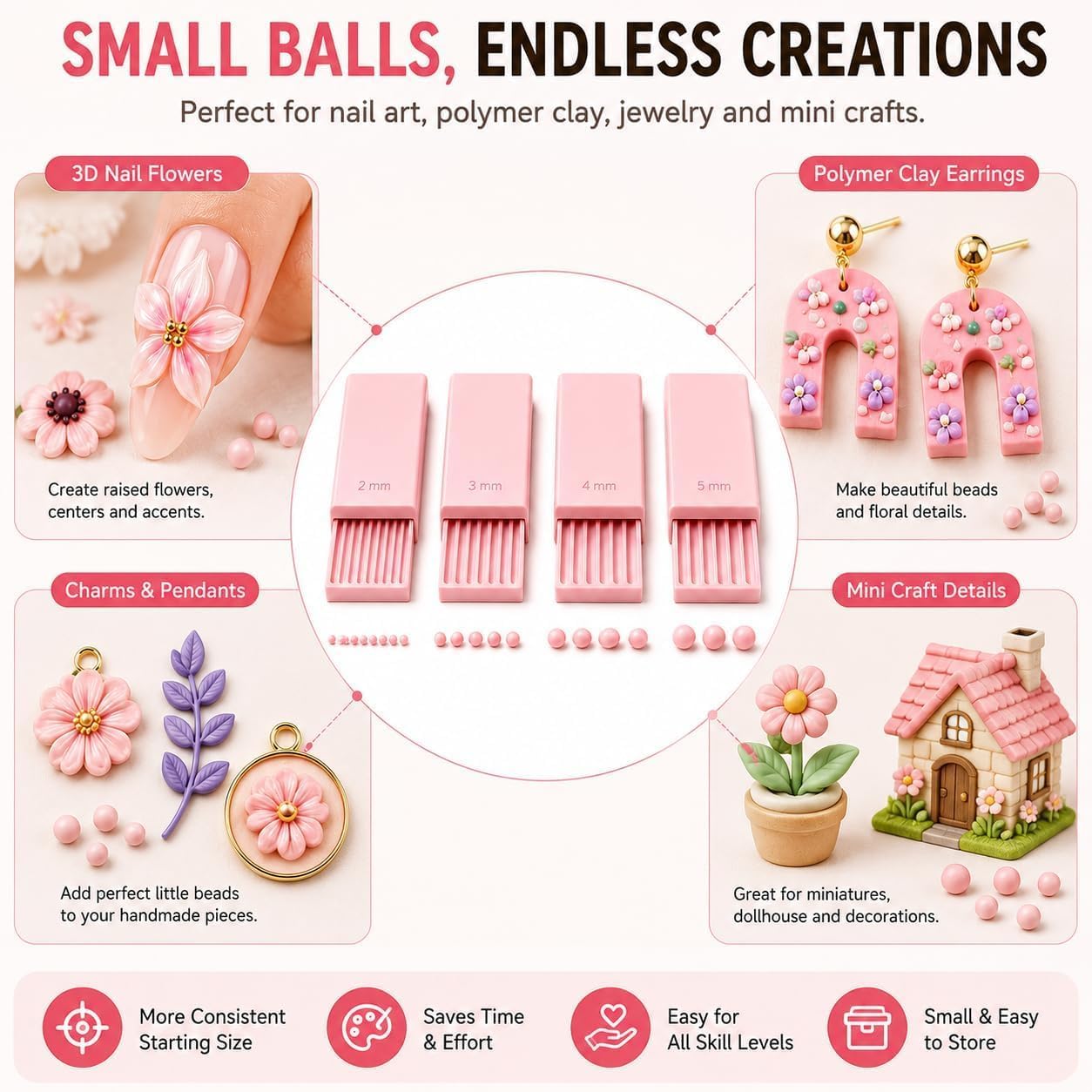 4 шт. инструмента для создания – обзор и цена Nail Art Halal