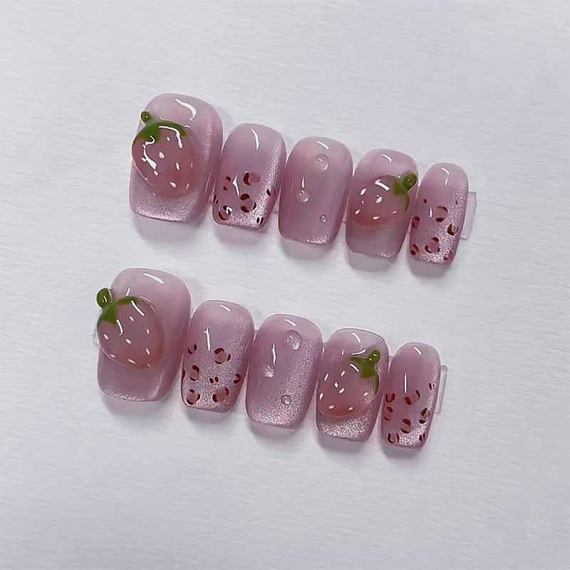10 шт. женские винно-красные р – обзор и цена Nail Art Red Wine Cat Eye