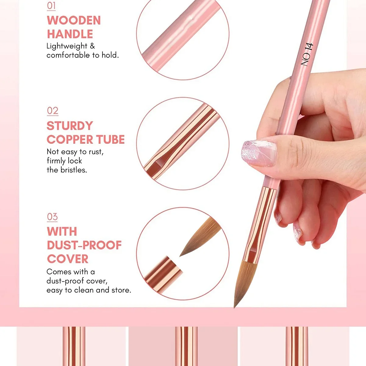 Ручка для дизайна ногтей Специ – обзор и цена Nail Art Brush Set