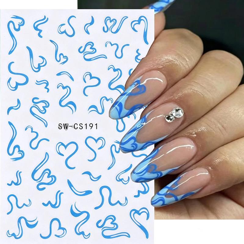 2 листа наклеек для ногтей на  – обзор и цена Nail Art Valentine