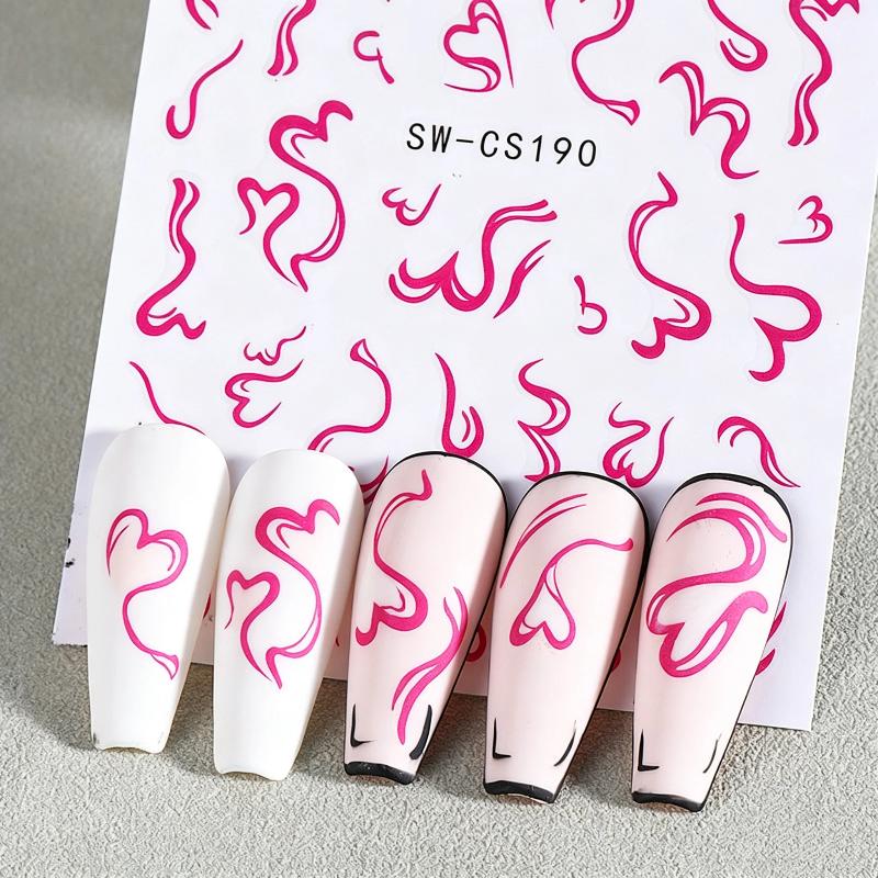 2 листа наклеек для ногтей на  – обзор и цена Nail Art Valentine