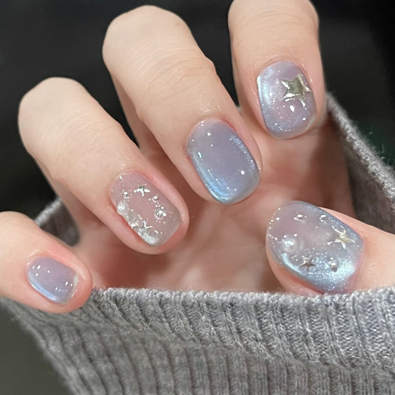 24 шт. коротких квадратных нак – обзор и цена Nail Art Ombre Glitter