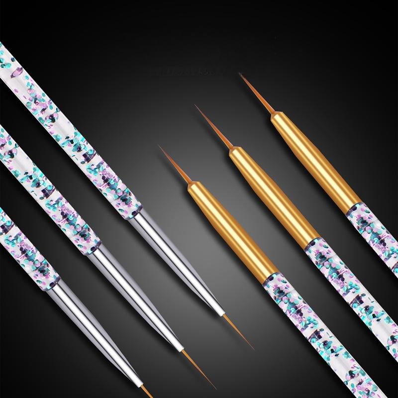 Набор из 3 прозрачных кистей д – обзор и цена Nail Art Brush Set