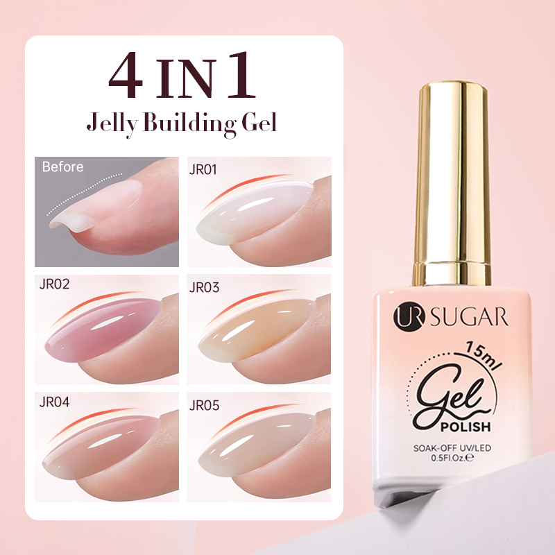 UR SUGAR 15 мл 4-в-1 Желеобраз – обзор и цена Nail Art Halal