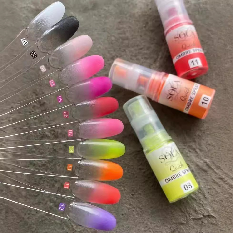 Pastel Неоновый градиентный по – обзор и цена Nail Art Ombre Glitter